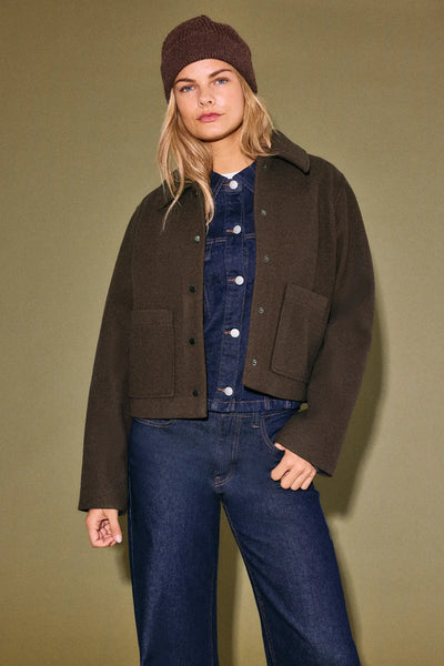 Lucy Short Jacket-Chocolate-Noisy May - Uforia Muse 