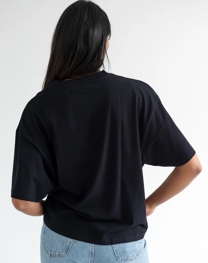 Boxy Tee-Brunette The Label