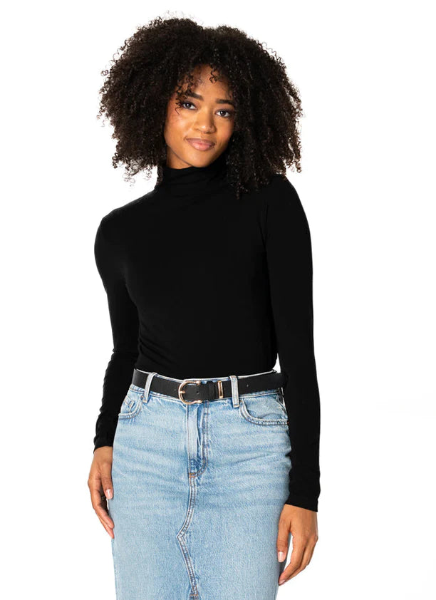 Bamboo Basic Turtleneck - Uforia Muse 