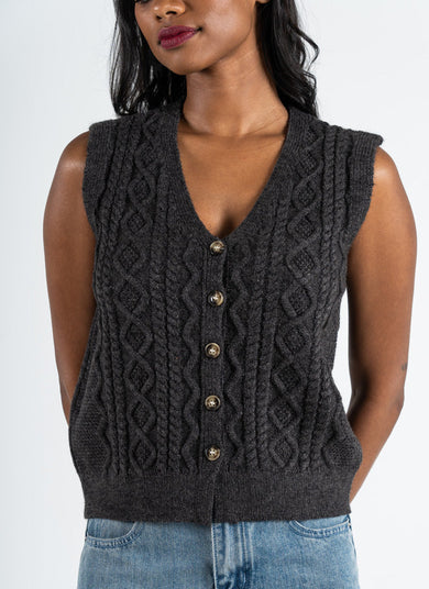 Cable Vest- 2 Colours