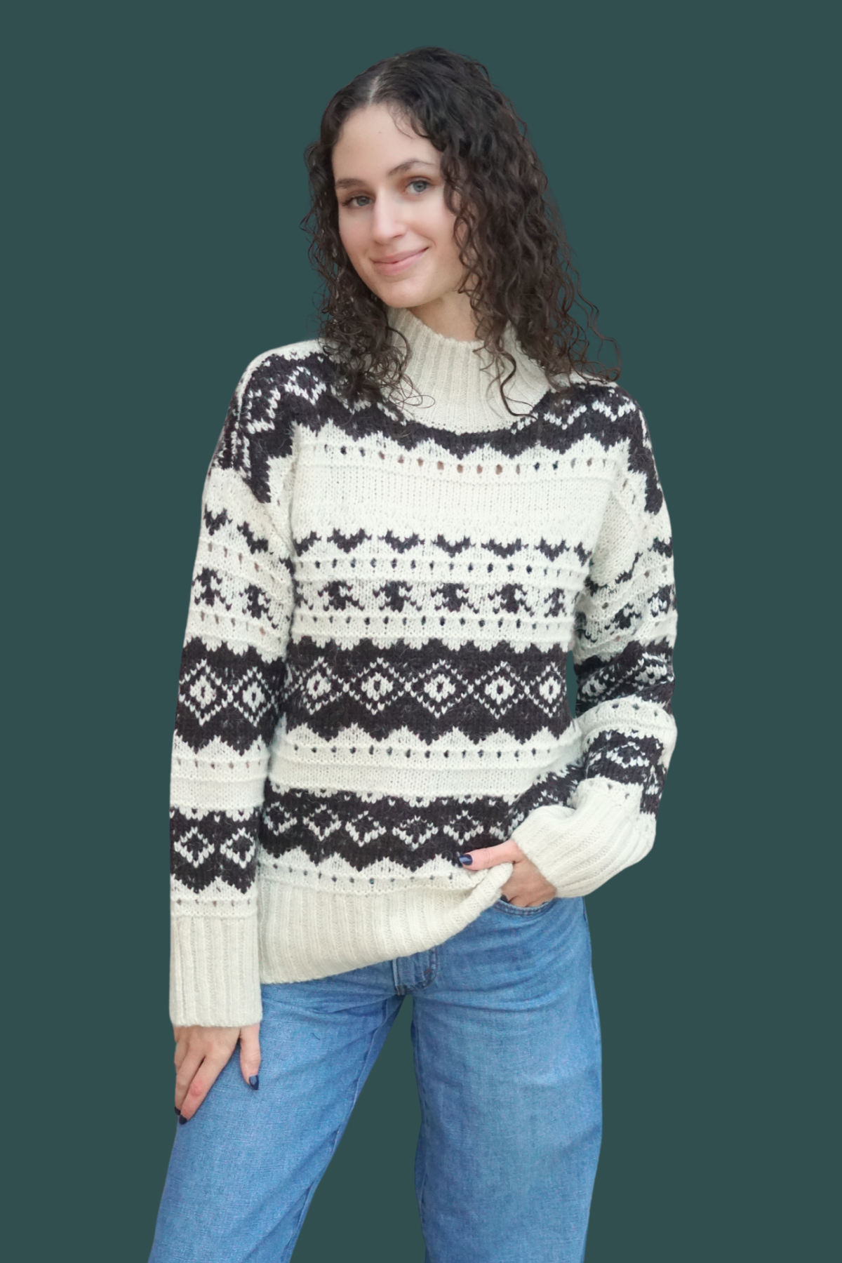 Ample High Neck Pullover