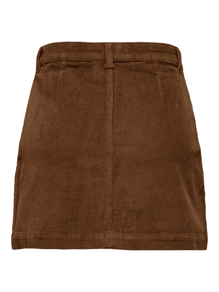 Amazing Cord Skirt- Bison-Only - Uforia Muse 