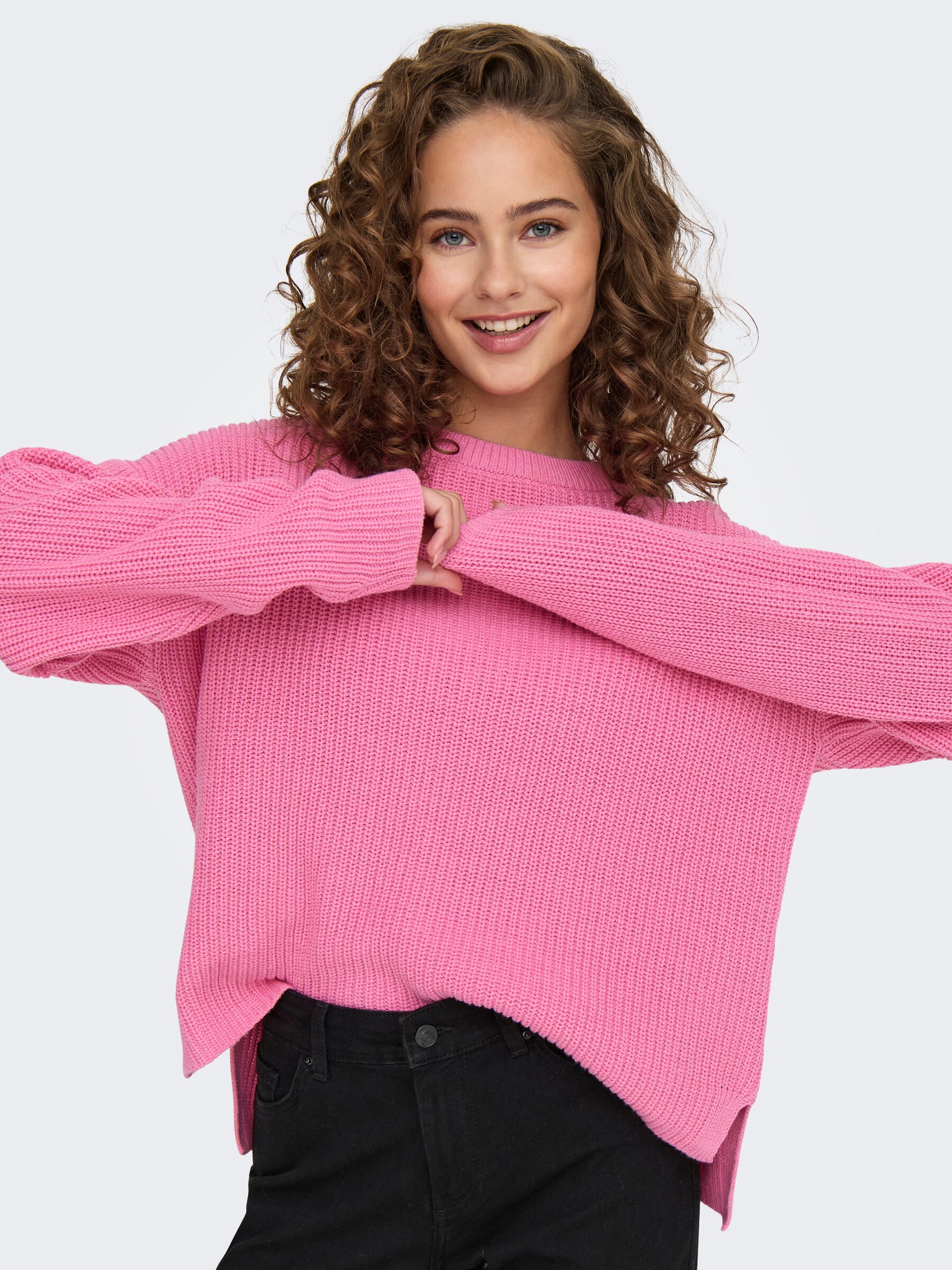 Luna Knit- Pink- Only