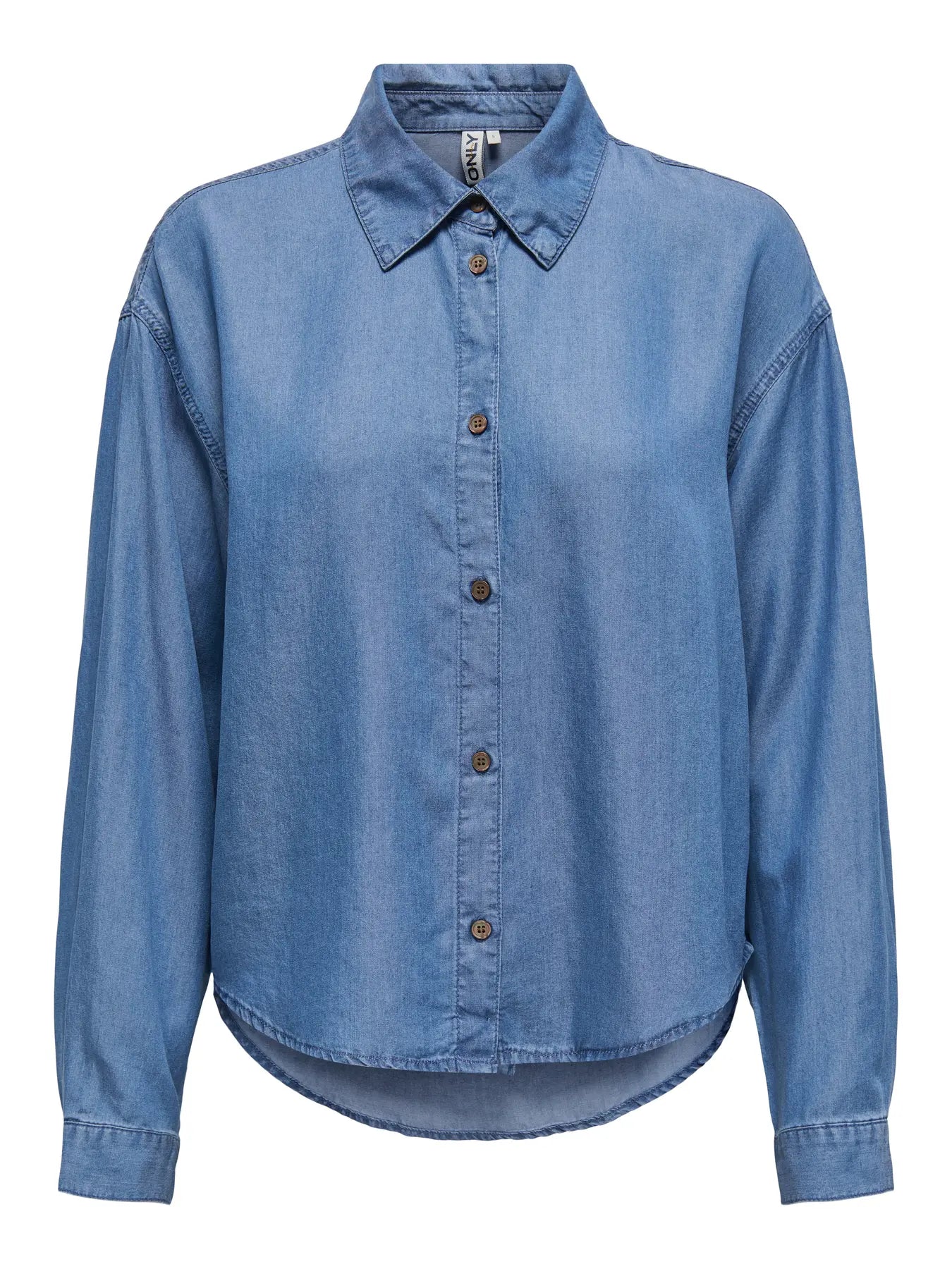 Charis Shirt-Med Blue- Only