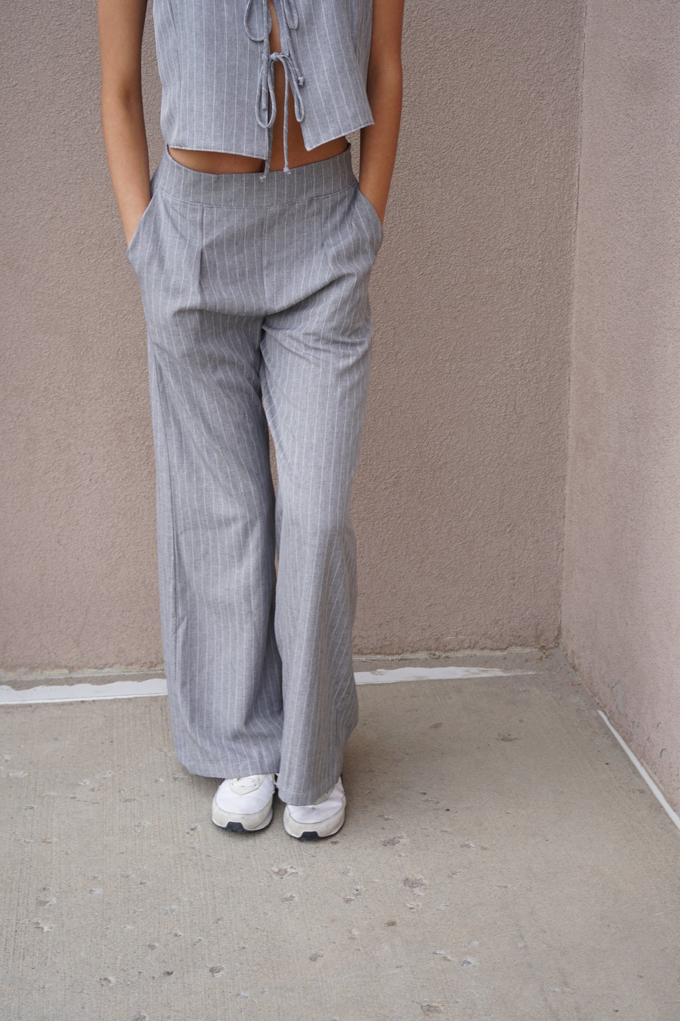 Pinstriped Trouser