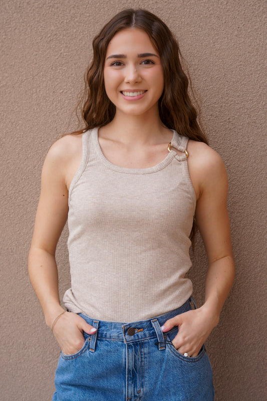 Kiki Tank-Navy or Birch -Vero Moda - Uforia Muse 