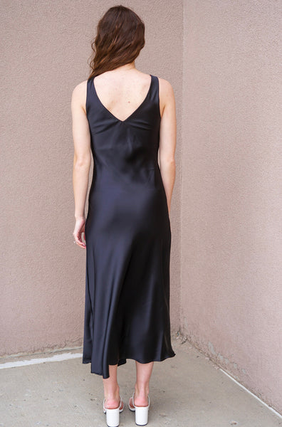 Kelly Slip Dress-Black - Uforia Muse 