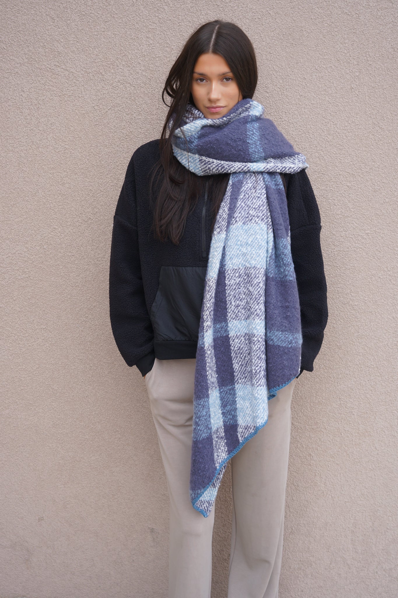 Lima Check Scarf- Only