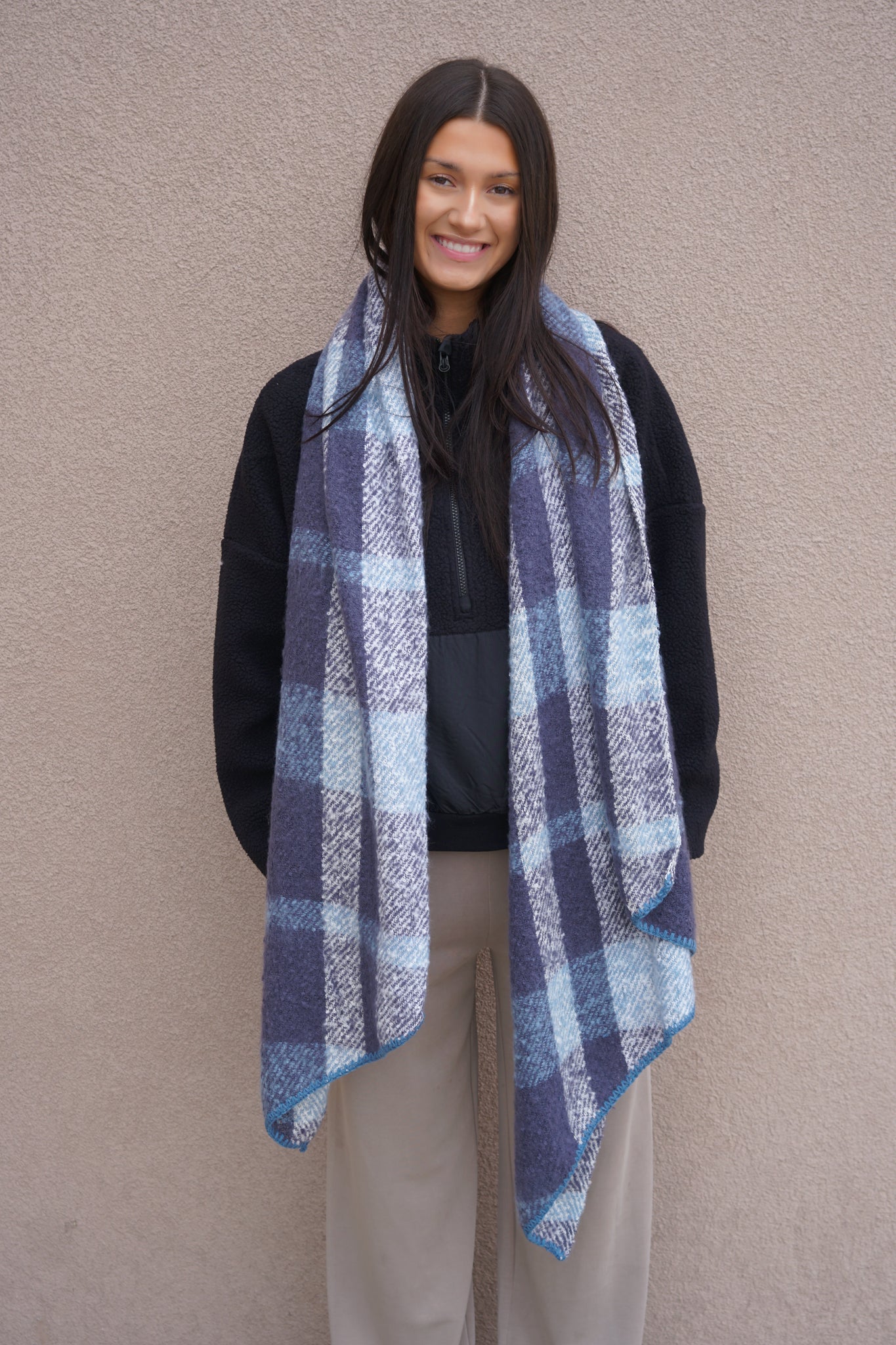 Lima Check Scarf- Only