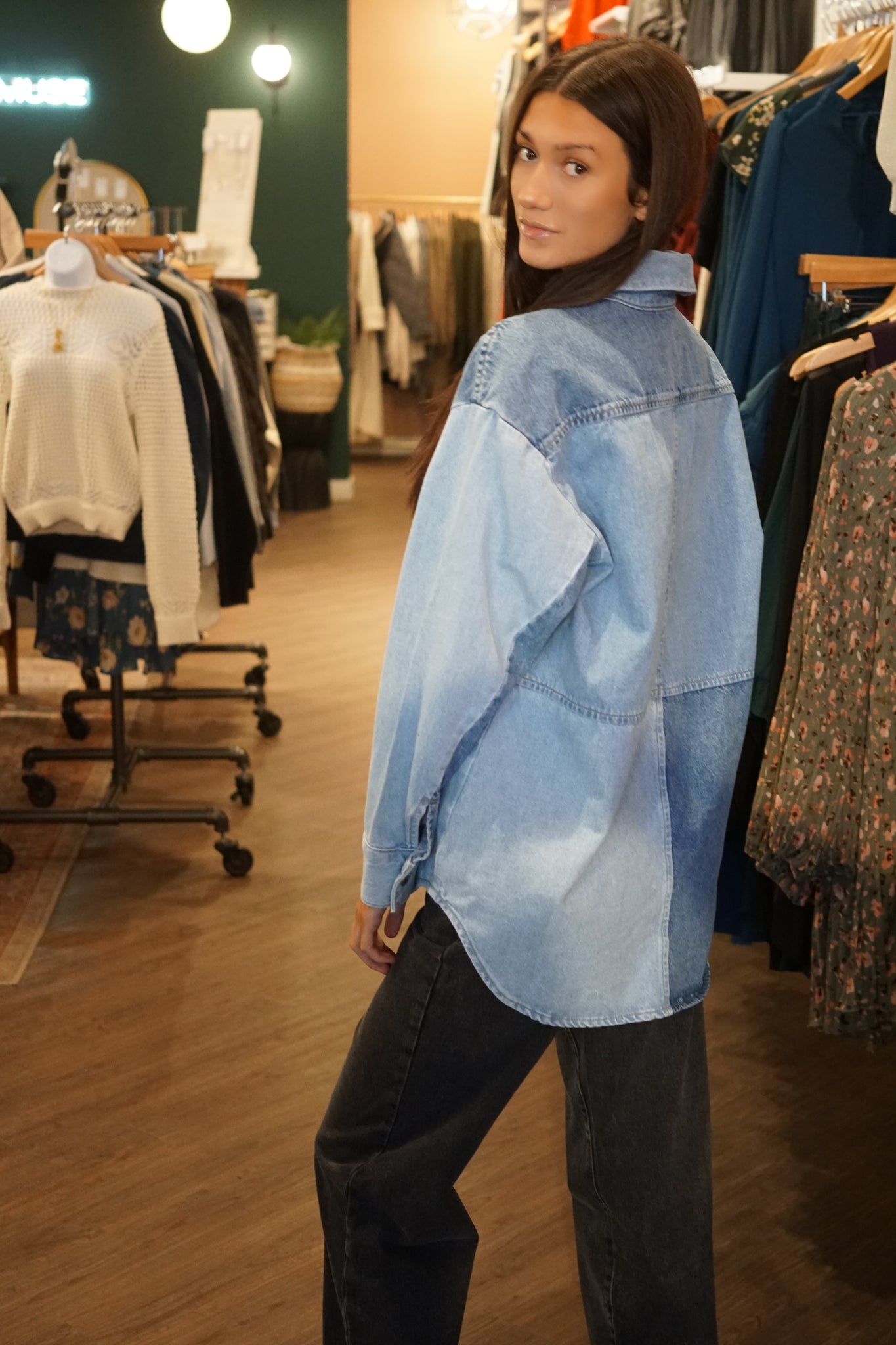 Reworked Denim Shirt-