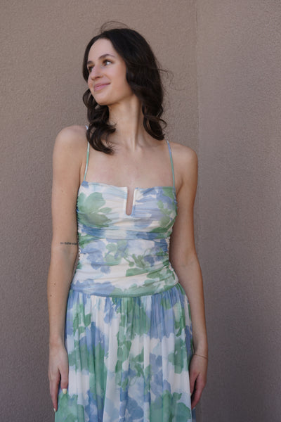 Carrie Maxi Dress-Mink Pink - Uforia Muse 