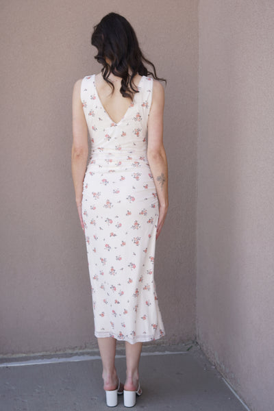 Sabine MIDI Dress-Mink Pink - Uforia Muse 