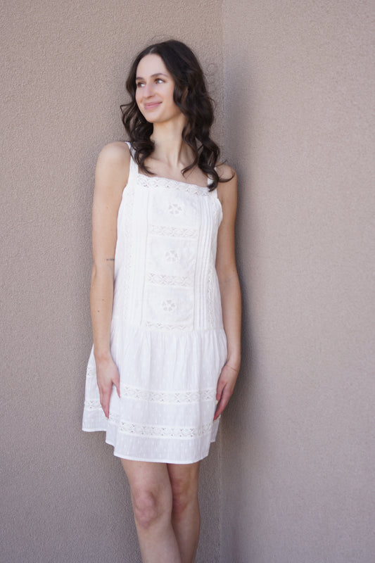 Kate Mini Dress-Cloud-Levis - Uforia Muse 