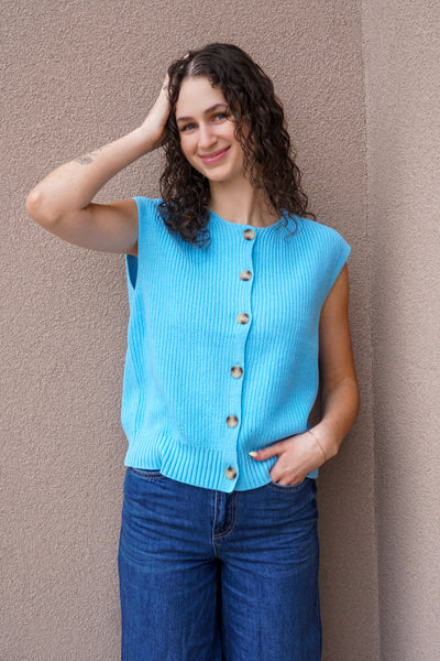 Kai Sleeveless Cardi-2 Colours! - Uforia Muse 