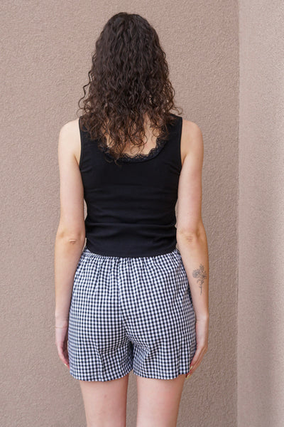 Gingham Boxer Shorts-2 Colours - Uforia Muse 
