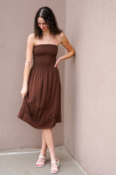 Odette Strapless Dress - Uforia Muse 