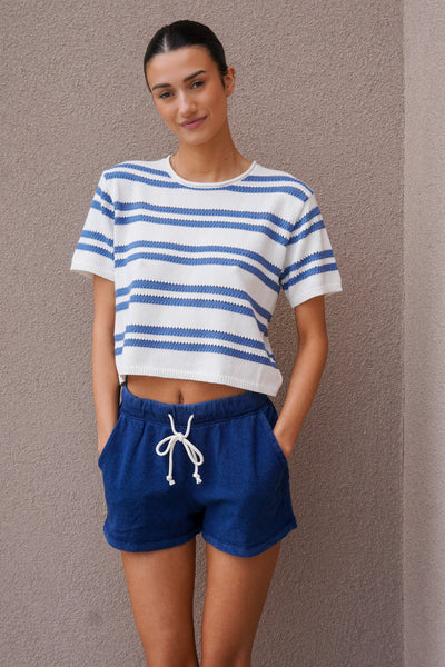 Prado Stripe Knit Tee- Z Supply - Uforia Muse 