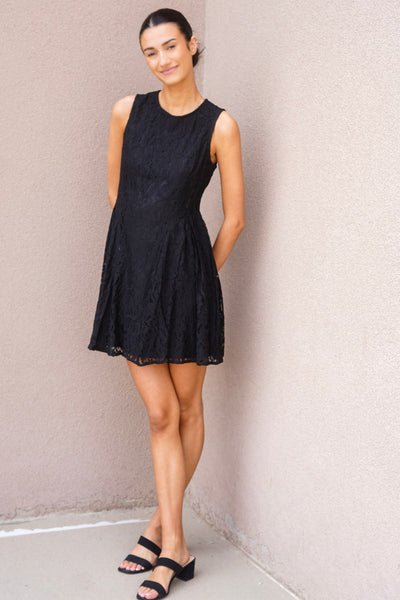 Nova Lace Dress-Black - Uforia Muse 