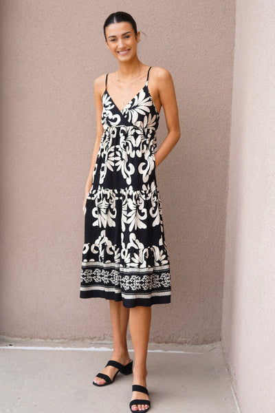 Archwood Dress- Pink Martini - Uforia Muse 