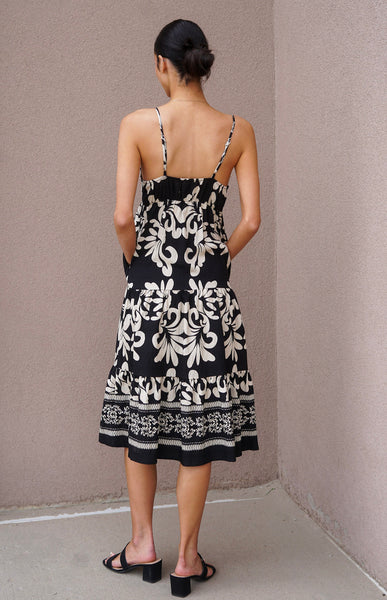 Archwood Dress- Pink Martini - Uforia Muse 