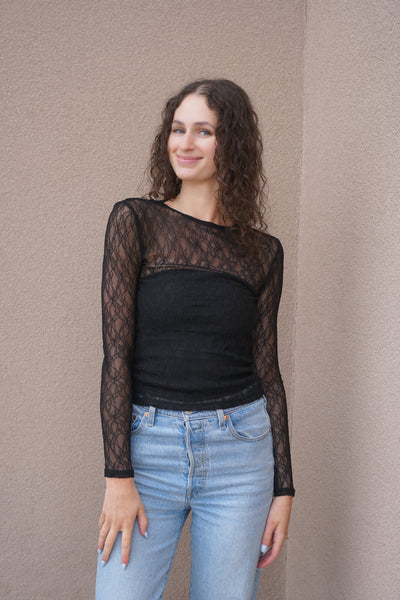 Tessy Lace Top- Vero Moda