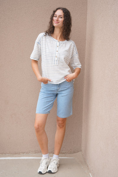 Summer Henley Top