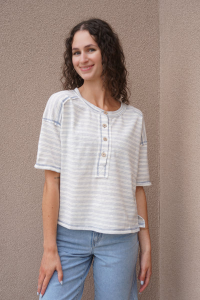 Summer Henley Top