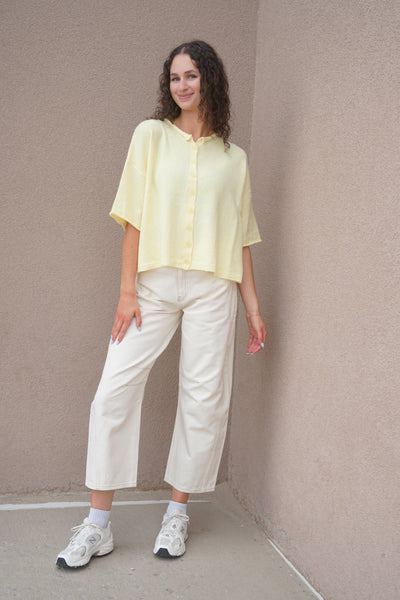 Sunshine Knit Boxy Cardi