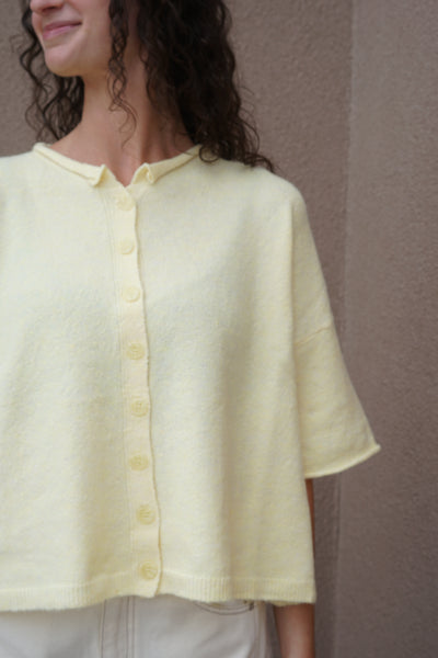Sunshine Knit Boxy Cardi