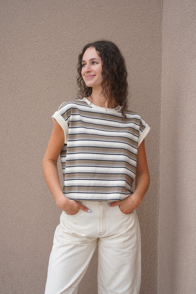 Daydreamer Multi-stripe Top