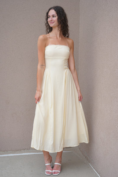 Golden Hour Strapless Dress