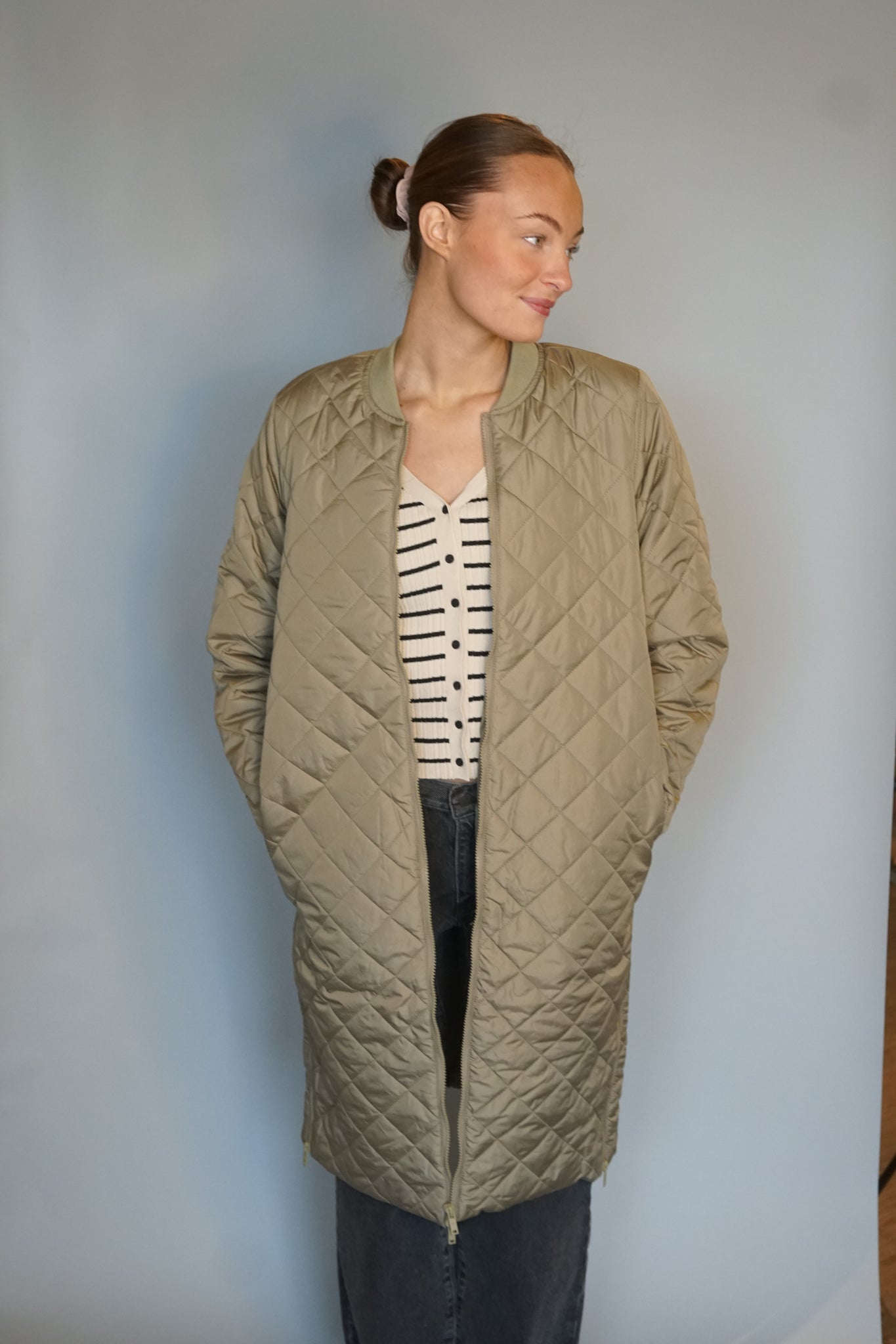 Gilly Quilted Coat - Noisy May