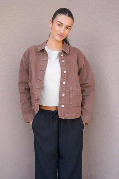 Jamie Denim Shacket- Vero Moda