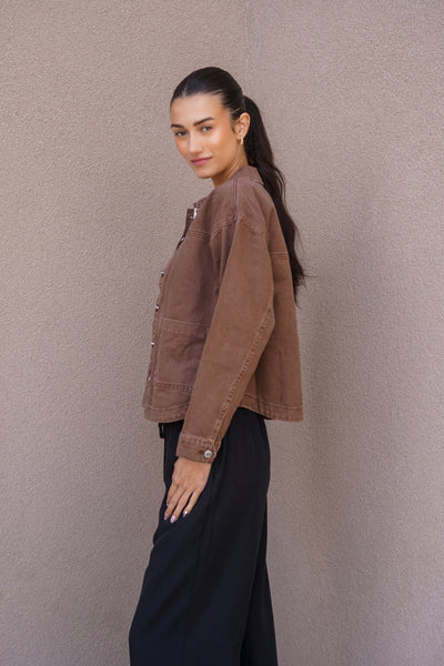 Jamie Denim Shacket- Vero Moda