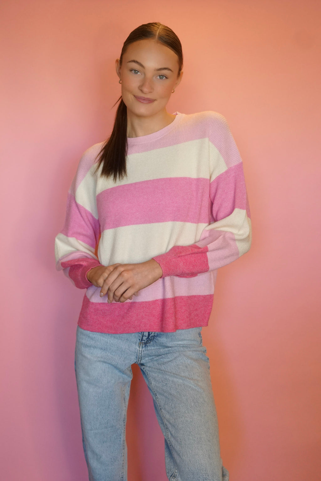 Atia Pink Sweater- Only