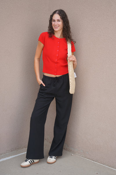 Karis Button Top