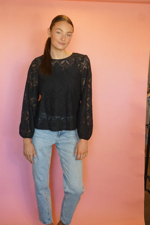 Loni Blouse- BLK- Vero Moda