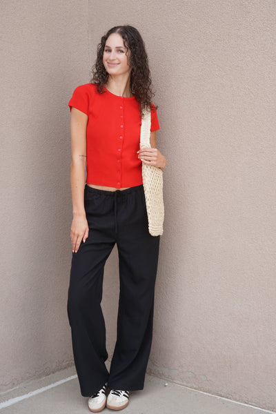 Karis Button Top