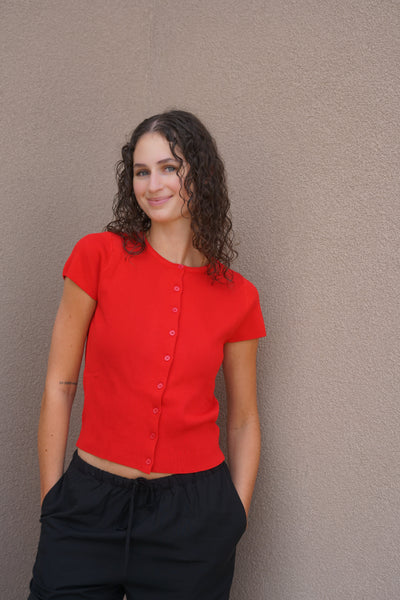 Karis Button Top