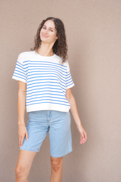 Riley Stripe Top - Uforia Muse 
