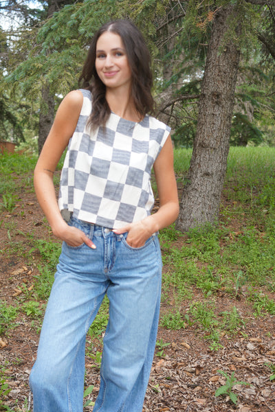 Checked Top