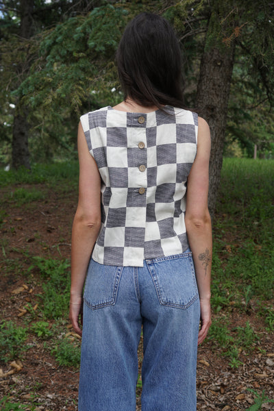 Checked Top