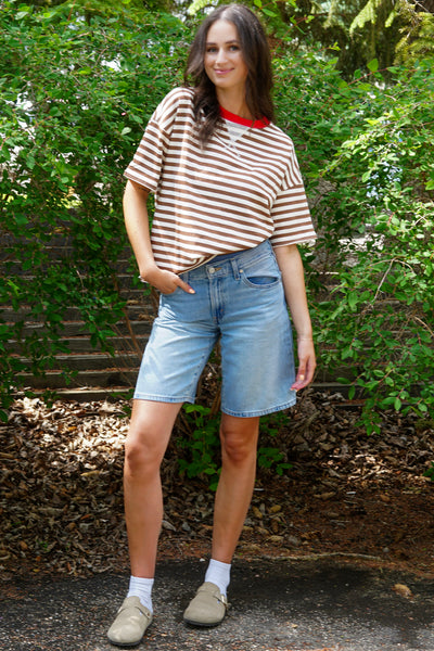 Two-Step Stripe Tee