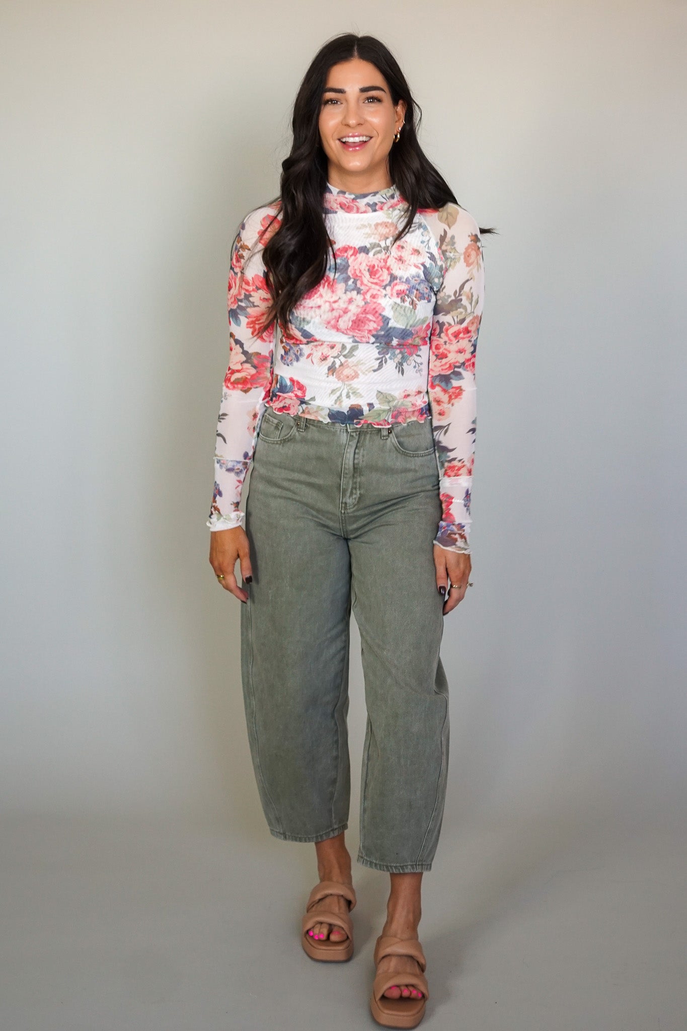 Forever Floral 3.0 Sheer Top- Shop Teach