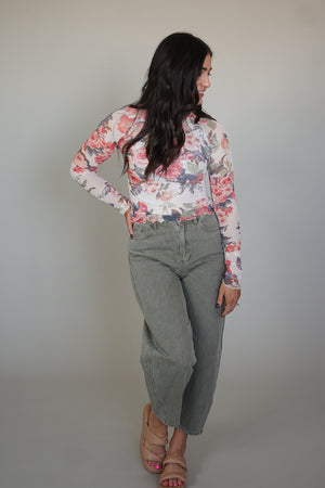 Forever Floral 3.0 Sheer Top- Shop Teach