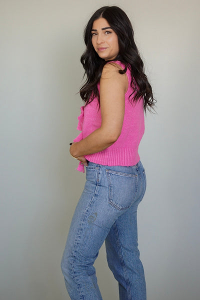 Betsy Bow Sweater Vest- Shop Teach - Uforia Muse 