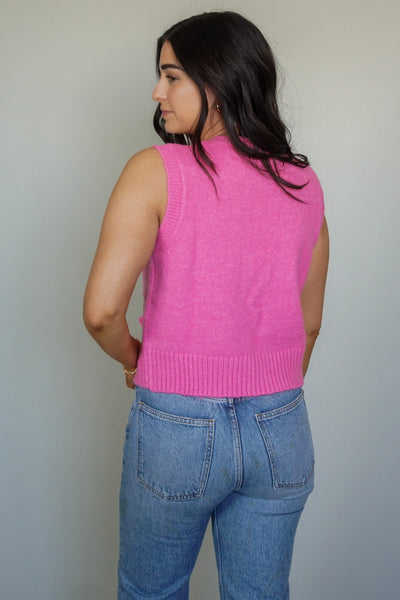 Betsy Bow Sweater Vest- Shop Teach - Uforia Muse 
