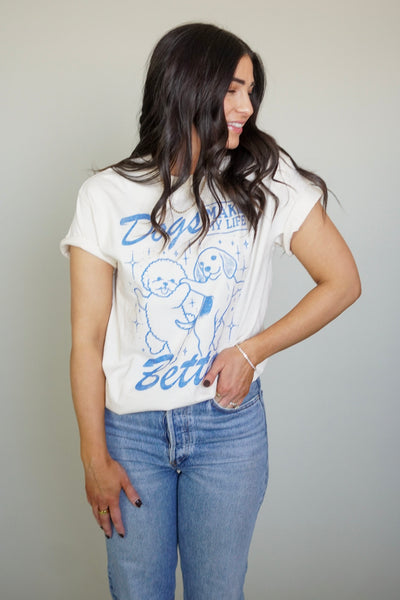 Dog Mom Tee- Shop Teach - Uforia Muse 