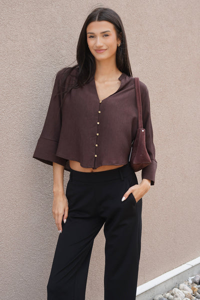Wide Sleeve Blouse