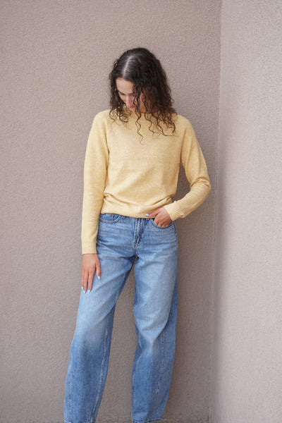 Doffy Knit Top-Golden Spice- Vero Moda - Uforia Muse 